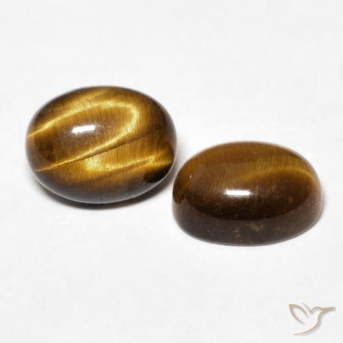 Shop natural 2.87ct Marron jaunâtre Oeil de Tigre gems, ovale, from Thaïlande at GemSelect. In stock, global shipping!