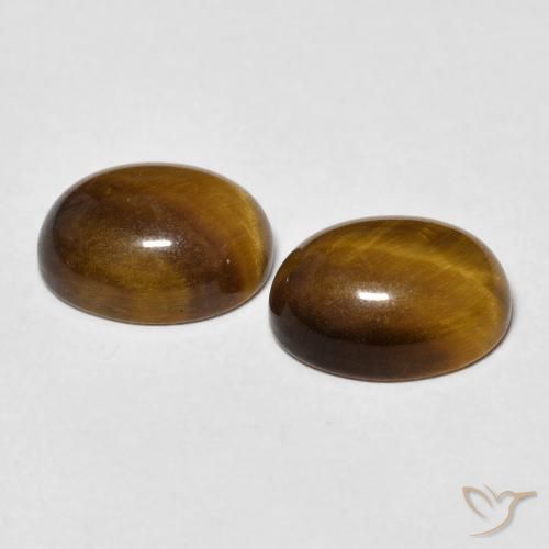 Shop natural 5.78ct Brun moyen Œil de tigre gems, ovale, from Thaïlande at GemSelect. In stock, global shipping!