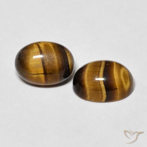 Shop natural 2.69ct Medium Dark-Brown Œil de tigre gems, ovale, from Thaïlande at GemSelect. In stock, global shipping!