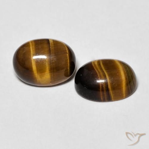 Shop natural 2.72ct Marron jaunâtre Œil de tigre gems, ovale, from Thaïlande at GemSelect. In stock, global shipping!