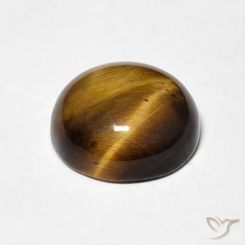 Œil de tigre Marron chaud naturelle Tour, 2.14 ct, Opaque