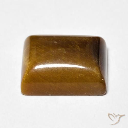 Œil de tigre Brun moyen naturelle Baquette, 6.18 ct, Opaque