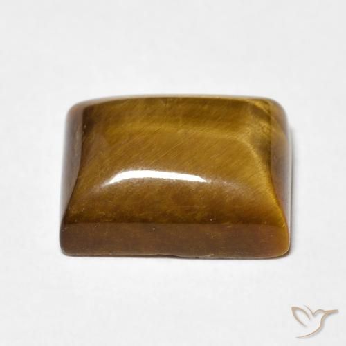 Œil de tigre Brun moyen naturelle Baquette, 6.12 ct, Opaque