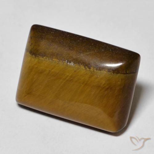 Œil de tigre Brun moyen naturelle Baquette, 11.12 ct, Opaque