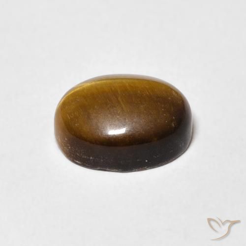 Œil de tigre Brun moyen naturelle ovale, 3.04 ct, Opaque