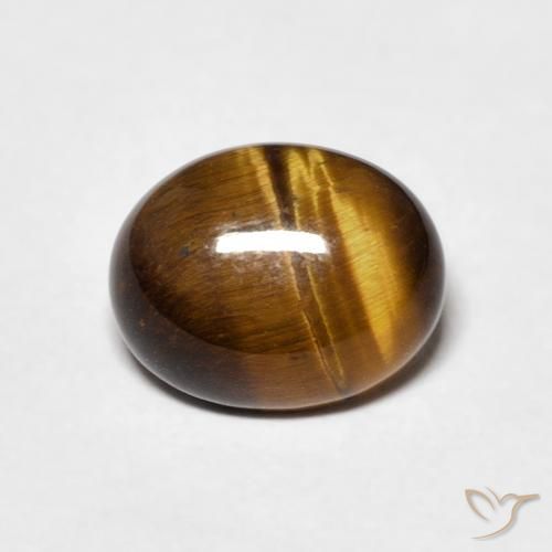 1.72ct Naturel Brun doré Œil de tigre, ovale, Opaque