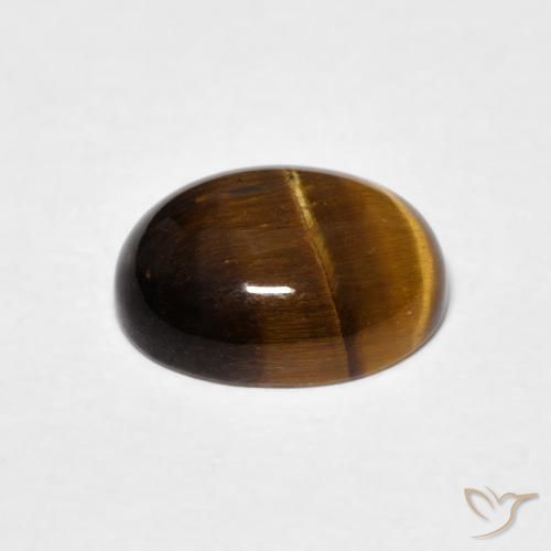 Œil de tigre Brun doré naturelle ovale, 1.72 ct, Opaque