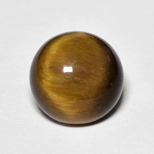 4.17ct Naturel Marron chaud Œil de tigre, Tour, Opaque