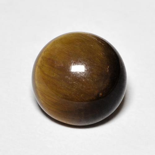 Œil de tigre Marron chaud naturelle Tour, 4.17 ct, Opaque