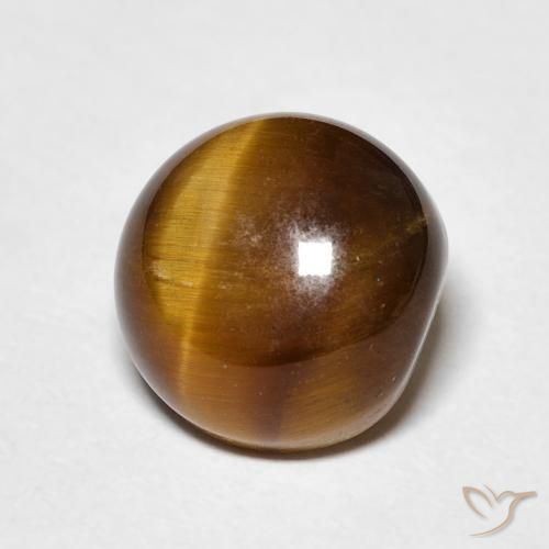 Œil de tigre Brun moyen naturelle Tour, 4.24 ct, Opaque