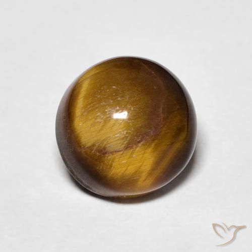 2.20ct Naturel Brun moyen Œil de tigre, Tour, Opaque
