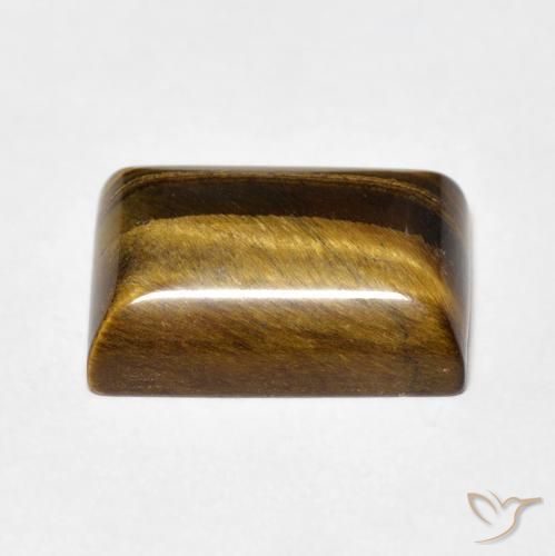 Œil de tigre Brun moyen naturelle Baquette, 7.83 ct, Opaque