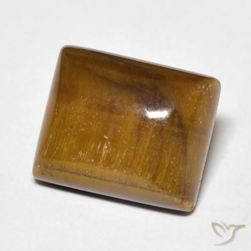 Œil de tigre Brun moyen naturelle Baquette, 6.05 ct, Opaque