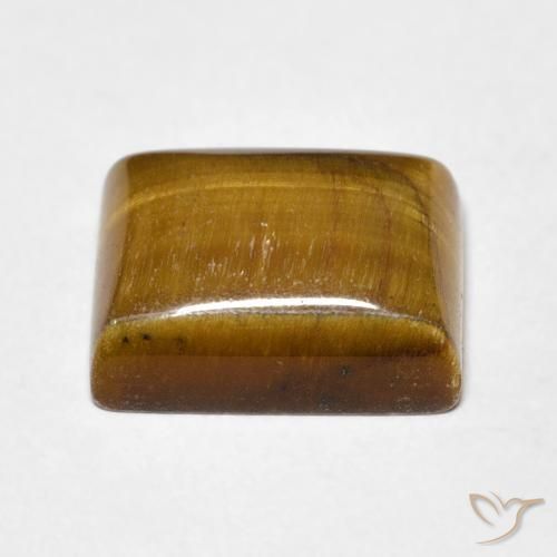 Œil de tigre Brun moyen naturelle Baquette, 6.05 ct, Opaque