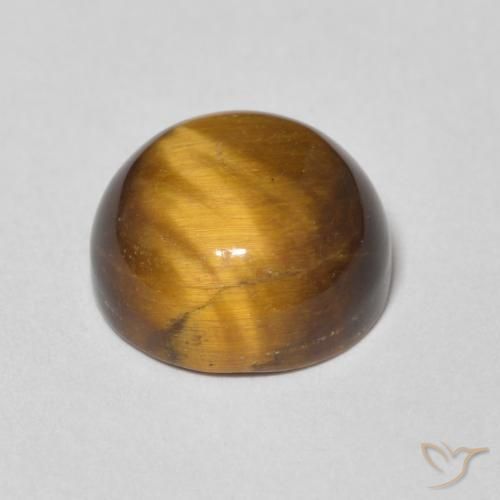 Œil de tigre Marron chaud naturelle Tour, 4.47 ct, Opaque
