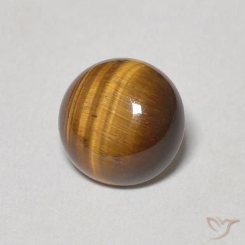 Œil de tigre Marron chaud naturelle Tour, 1.24 ct, Opaque