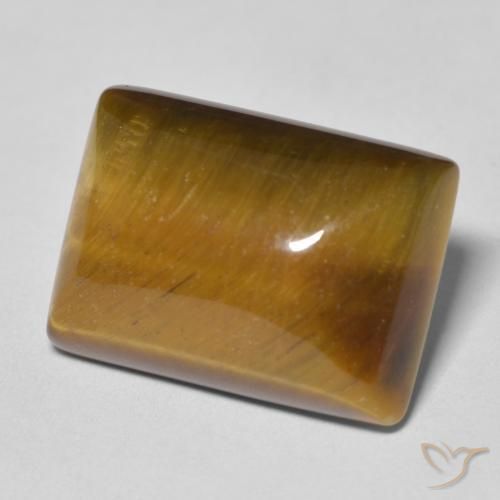 Œil de tigre Brun moyen naturelle Baquette, 13.33 ct, Opaque