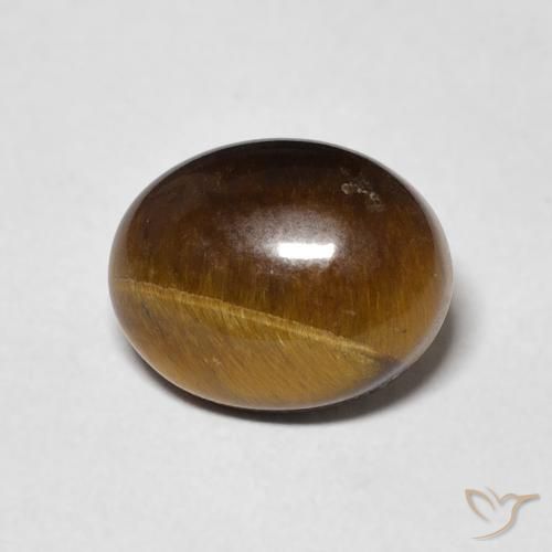 2.83ct Naturel Brun pain d'épices Œil de tigre, ovale, Opaque