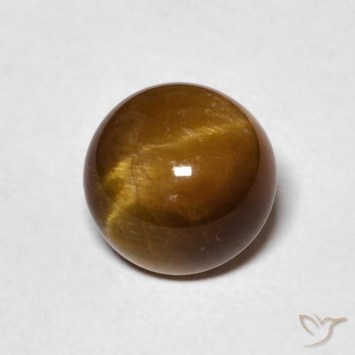 Œil de tigre Brun doré naturelle Tour, 2.32 ct, Opaque