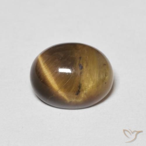 2.01ct Naturel Marron chaud Œil de tigre, ovale, Opaque