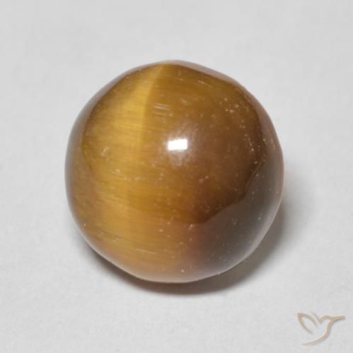 Œil de tigre Marron chaud naturelle Tour, 4.29 ct, Opaque