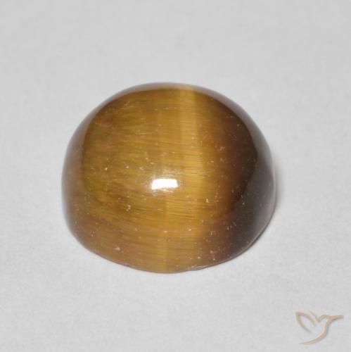 Œil de tigre Marron chaud naturelle Tour, 4.29 ct, Opaque