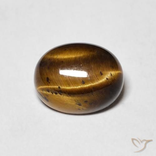 2.10ct Naturel Brun moyen Œil de tigre, ovale, Opaque