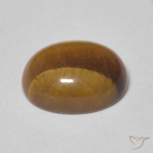 Œil de tigre Brun moyen naturelle ovale, 2.78 ct, Opaque