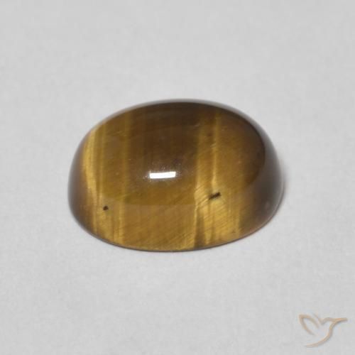 Œil de tigre Brun moyen naturelle ovale, 2.09 ct, Opaque