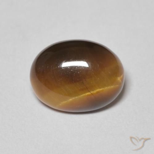 1.78ct Naturel Brun doré Œil de tigre, ovale, Opaque