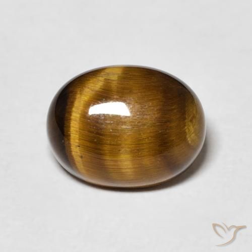 2.16ct Naturel Brun doré Œil de tigre, ovale, Opaque