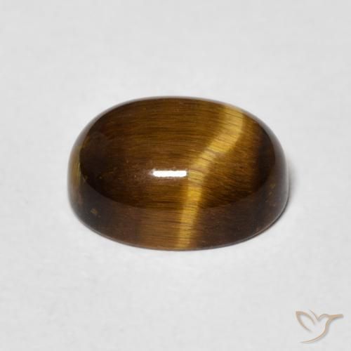 Œil de tigre Brun doré naturelle ovale, 2.16 ct, Opaque