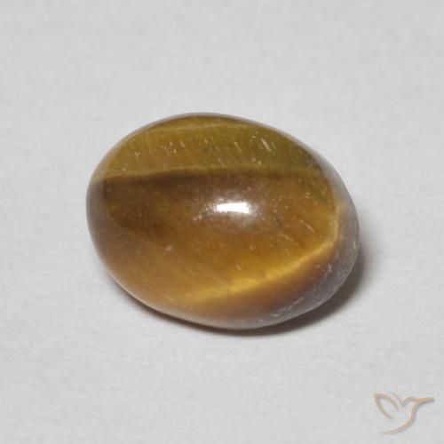 Œil de tigre Brun moyen naturelle ovale, 1.70 ct, Opaque