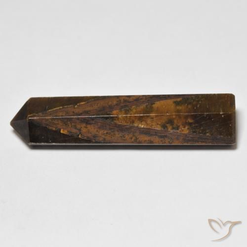Oeil de Tigre Brun caryer naturelle Fantaisie, 25.96 ct, Opaque