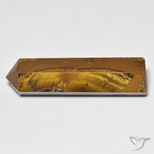 Œil de tigre Marron chaud naturelle Fantaisie, 25.91 ct, Opaque