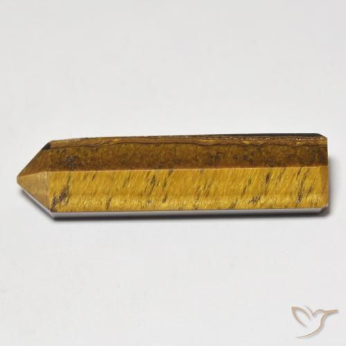 Œil de tigre Marron jaunâtre naturelle Fantaisie, 22.53 ct, Opaque