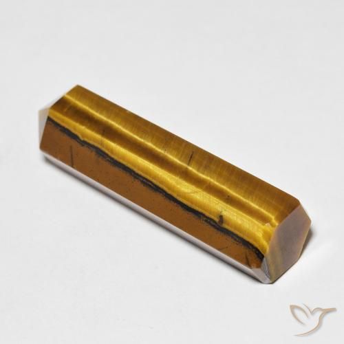 Œil de tigre Brun doré naturelle Fantaisie, 18.89 ct, Opaque