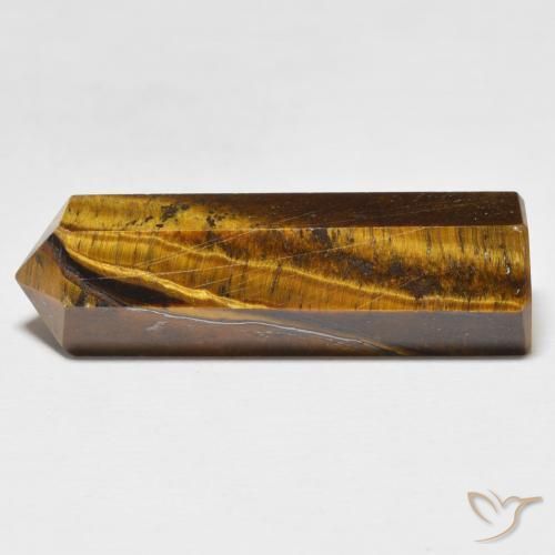 Œil de tigre Marron chaud naturelle Fantaisie, 22.41 ct, Opaque