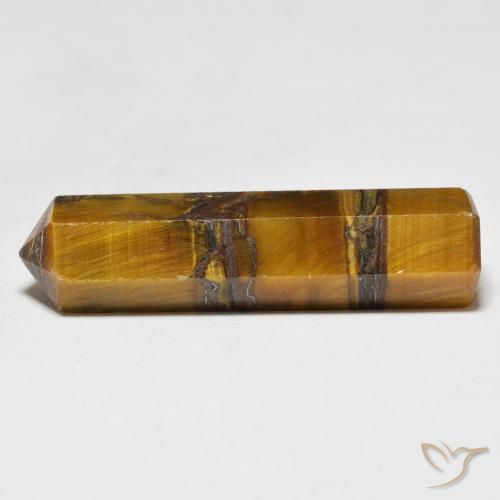 Oeil de Tigre Brun moyen naturelle Fantaisie, 30.91 ct, Opaque