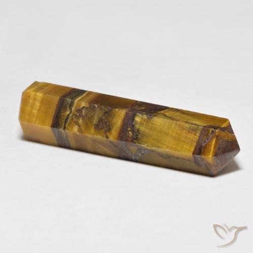 Oeil de Tigre Brun moyen naturelle Fantaisie, 30.91 ct, Opaque