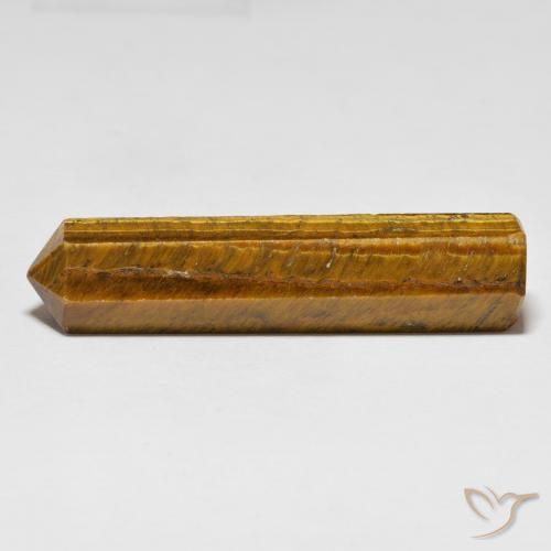 36.78ct Naturel Brun moyen Œil de tigre, Fantaisie, Opaque