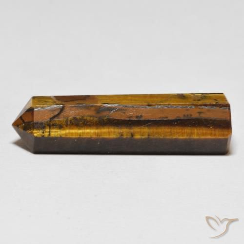Œil de tigre Brun moyen naturelle Fantaisie, 28.75 ct, Opaque