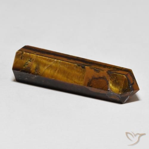 Œil de tigre Brun moyen naturelle Fantaisie, 28.75 ct, Opaque
