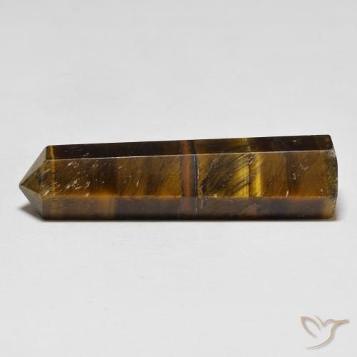 Tiger's eye marron naturelle forme fantaisie, 26,11 ct, opaque