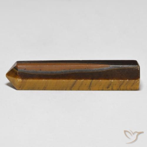 Oeil de Tigre Brun moyen naturelle Fantaisie, 27.50 ct, Opaque