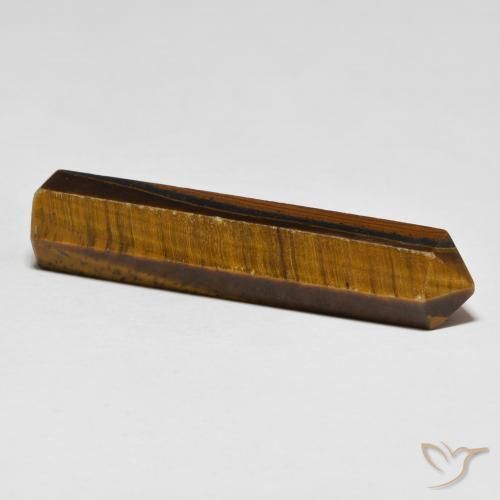 Oeil de Tigre Brun moyen naturelle Fantaisie, 27.50 ct, Opaque