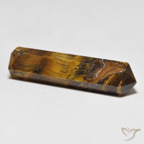 Œil de tigre Medium Dark-Brown naturelle Fantaisie, 29.67 ct, Opaque