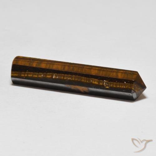 Oeil de Tigre Marron chaud naturelle Fantaisie, 17.06 ct, Opaque