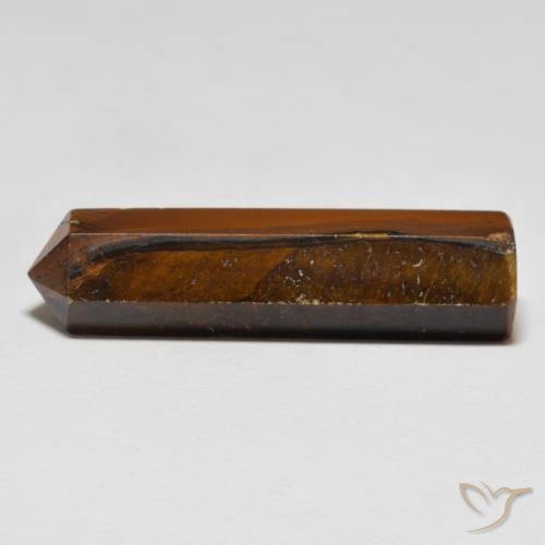 Œil de tigre Brun rugueux naturelle Fantaisie, 37.28 ct, Opaque