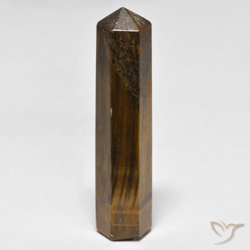 Oeil de Tigre Brun moyen naturelle Fantaisie, 26.97 ct, Opaque